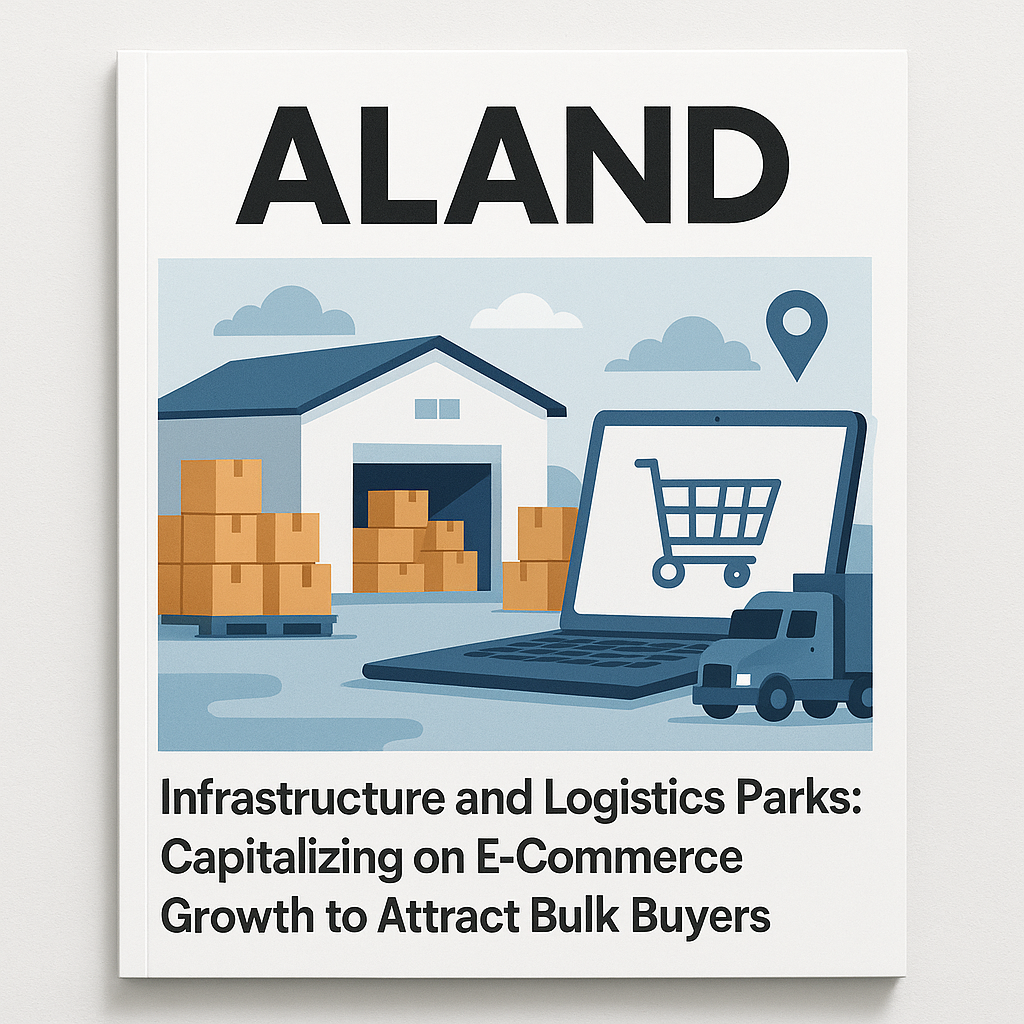  ALAND Magazine Cover - Infrastructure and Logistics Parks and E-Commerce Growth